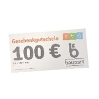Baupart Geschenkgutschein 100&euro;