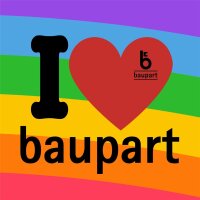 I Love Baupart Regenbogen